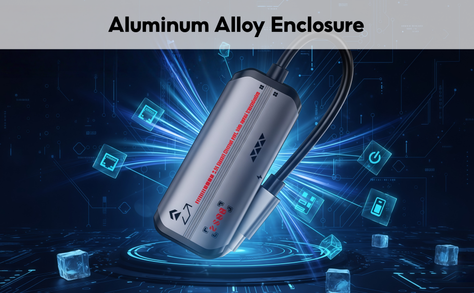 Aluminum alloy housing
