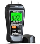 Pinless Moisture Meter for Drywall for Wood and Wall; Ball type Moisture Readers (Black_deep)