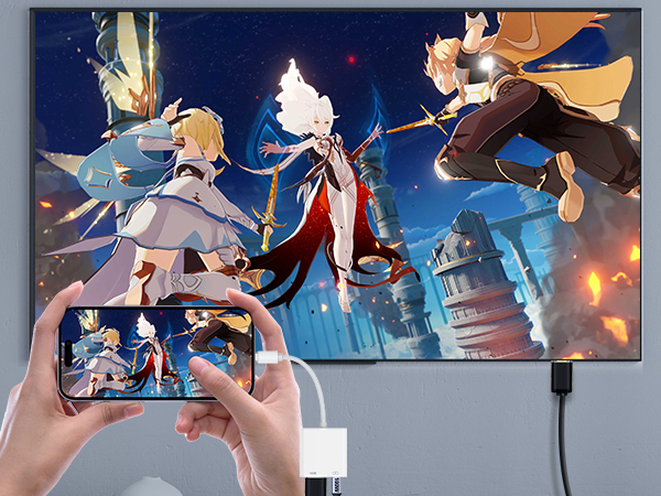 lighting to hdmi cable for iphone