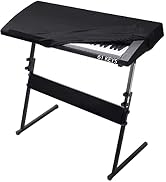 YNester Piano Keyboard Dust Cover - 61 Keys Stretchy Adjustable Electric Piano Music Keyboard Cov...