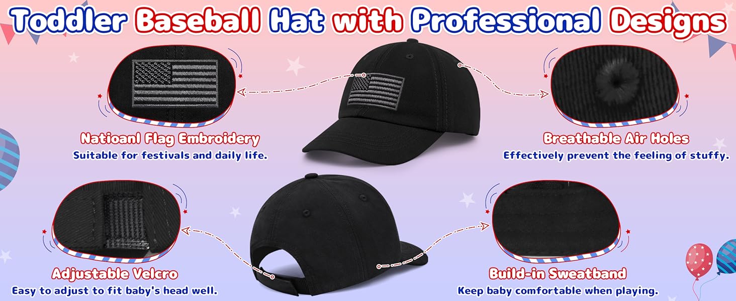 toddler baseball hat baby baseball cap usa trucker hat american flag hat baby baseball hat