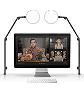 LUME CUBE Edge 2.0 LED Desk Lamp | Dimmable Home Office Desk Light with USB Charging Port & Stron...