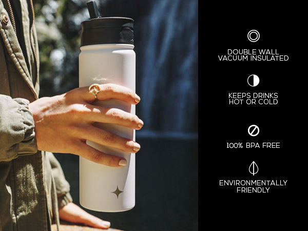 Joyjolt Stainless Steel Water Bottle