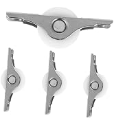 Uonlytech 8 Pcs Ball Bearings Wheel Bearings Closet Doors Sliding Panels Cabinet Doors Pocket Doo...