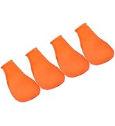 UKCOCO Rubber Dog Boots, Rain Shoes Non-Slip Snow Dog Paw Booties Outdoor Footwear Breathable Wal...