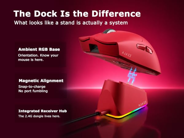 mouse with charging dock