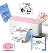 Phomemo Bluetooth Thermal Label Printer, 241BT 4X6 Wireless Shipping Label Printer for Small Busi...
