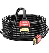 jojobnj HDMI Cable 30ft, 4K@60Hz, 18Gbps High Speed HDMI 2.0 Cord, Ultra HD,Ethernet Audio Return...