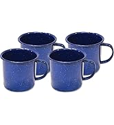 Alpine Mountain Gear 12 oz. Enamel Coffee Mug for Camping/Hiking, Durable Enamel Dishware, by Cad...