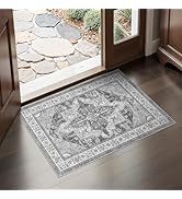 WITSHOCK Indoor Door Mat, Entrance Mat 2x3 Machine Washable Non Slip Backing Mat Soft Foldable,Vi...