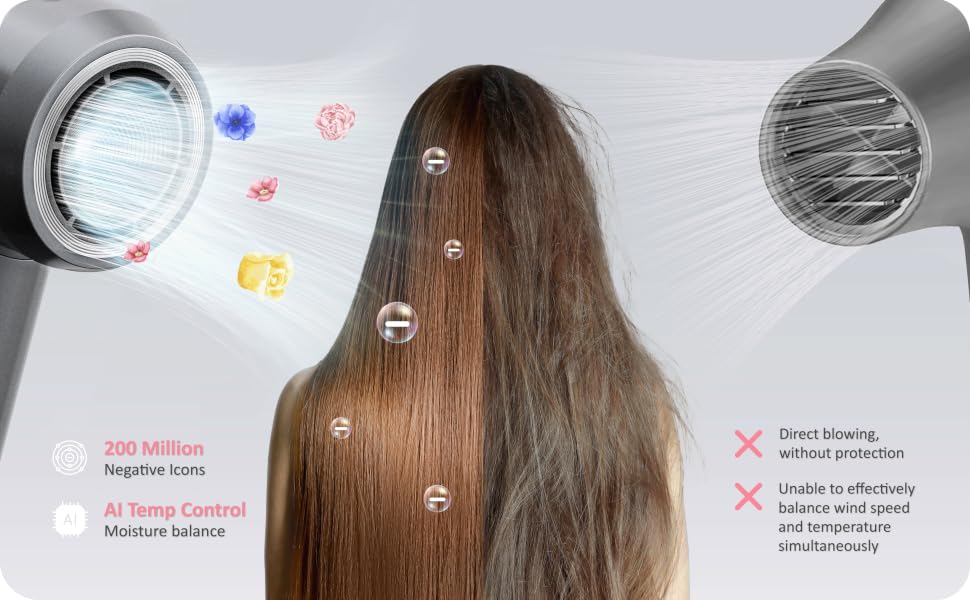 hair dryer with women