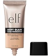 e.l.f. Soft Glam Foundation, Medium Coverage, Long-Lasting & Buildable Foundation For A Smooth, S...