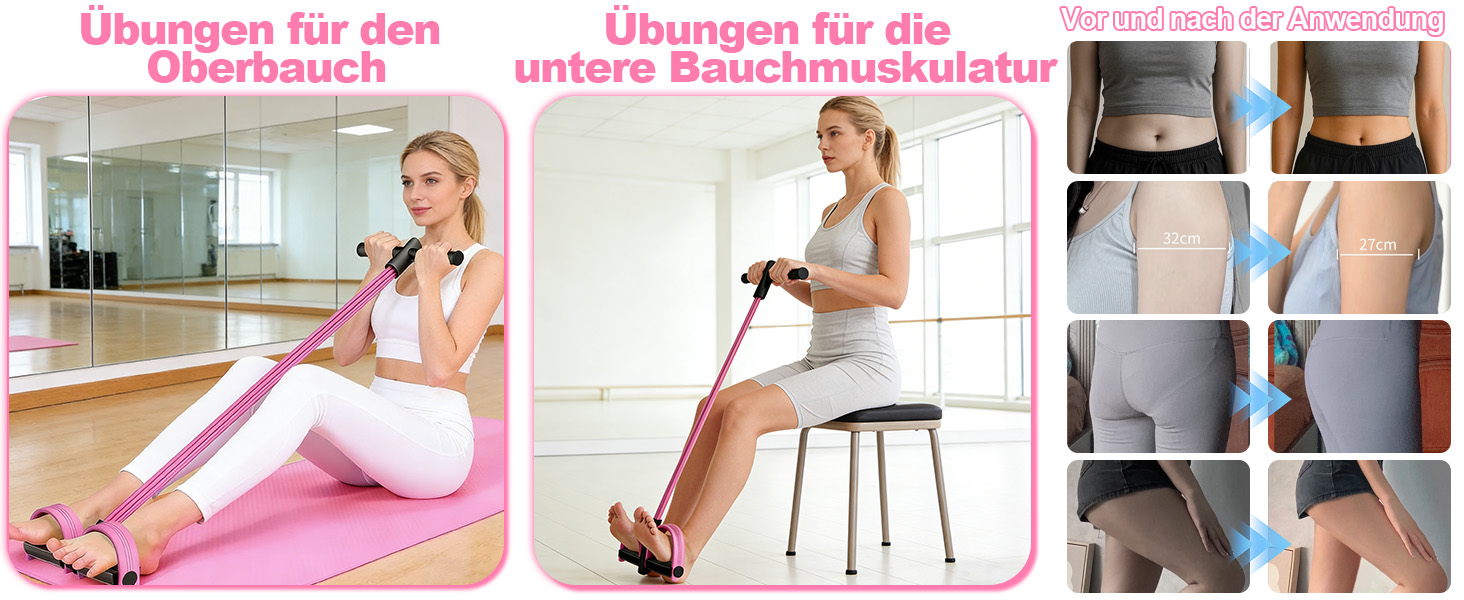 pedal resistance bands with handles