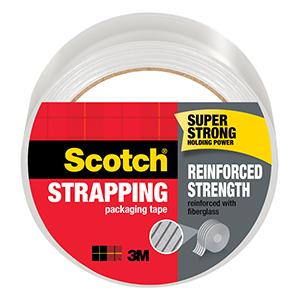 Scotch Reinforced Strength Strapping Packaging Tape, super strong holding power
