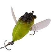 Popper Hard Lure Semi- Cicada Fishing Bait Black Bass Fishing Triple Hook 5cm / 6.5G Yellow Simpl...