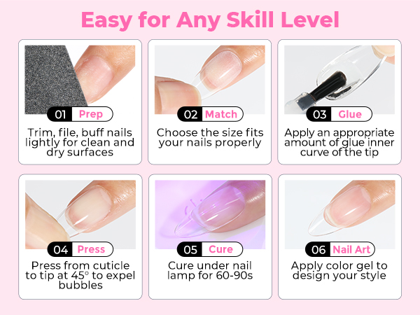 nail glue for nail tips