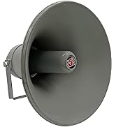 5 CORE PA Horn Loud Speaker 12 Inch Outdoor Indoor 35W 8 Ohm Durable All Weather Multi Purpose Lo...