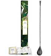 Homestia Black Bar Spoon Stainless Steel Cocktail Stirring Spoon Long Handle Cocktail Stirrer for...