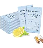 Hipruict Portable Cleaning Wipes,set of 100 Disposable Dish Wipes,individually Wrapped, Quick Cle...