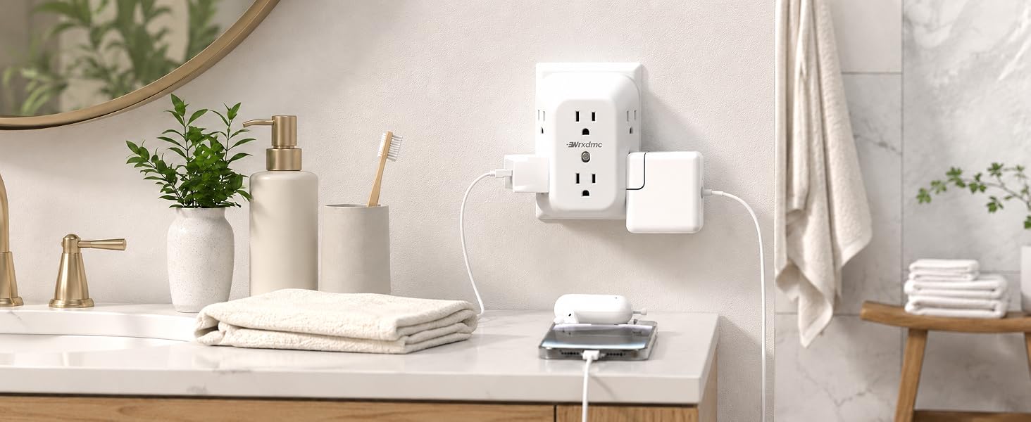 2 prong outlet extender