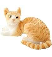 Orange Tabby Cat Stuffed Animal Baby Stuffed Animal Cat Stuffed Animal Plush Toy Orange Shorthair...