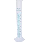 1PC 100ml Plastic Graduated Cylinder - Transparent Measuring Cylinder Set for Science Lab Experim...