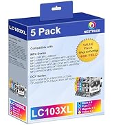 NEXTPAGE LC103xl Ink Cartridges Combo Pack Replacement for Brother LC103 LC101 Ink High Yield Wor...