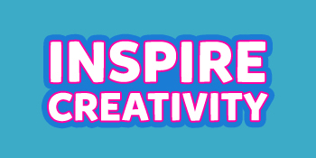Word art that reads Inspire Creativity!