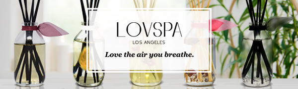 LOVSPA Fragrances Reed Diffuser Oil Sets with Scented Sticks. Natural Air Freshener for the home.