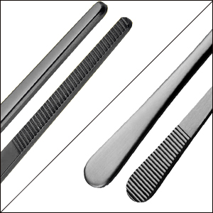 12 inch black kitchen tweezers