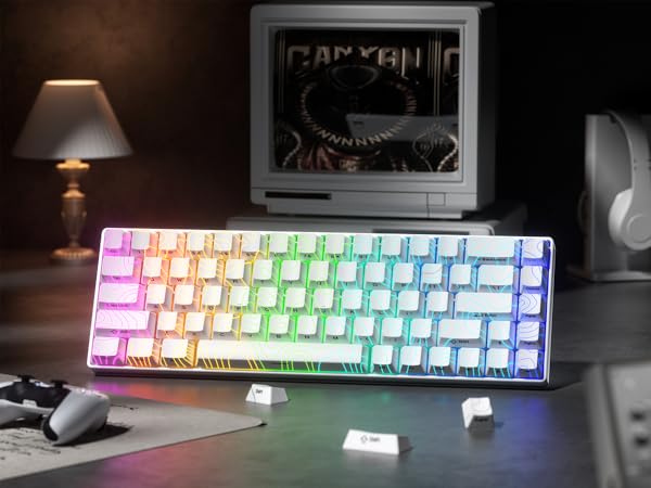 shine through keycaps