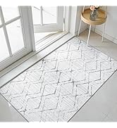 Ruggnovea Area Rug 3x5 Machine Washable Rug Vintage Traditional Floor Cover Foldable Thin Retro I...