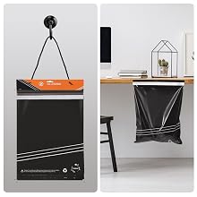 Two way to use Trash Bags - Hang or Paste
