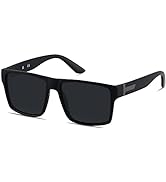 LYZOIT Square Sunglasses for Men Women Polarized Oversized Big UV Protection Rectangle Shades