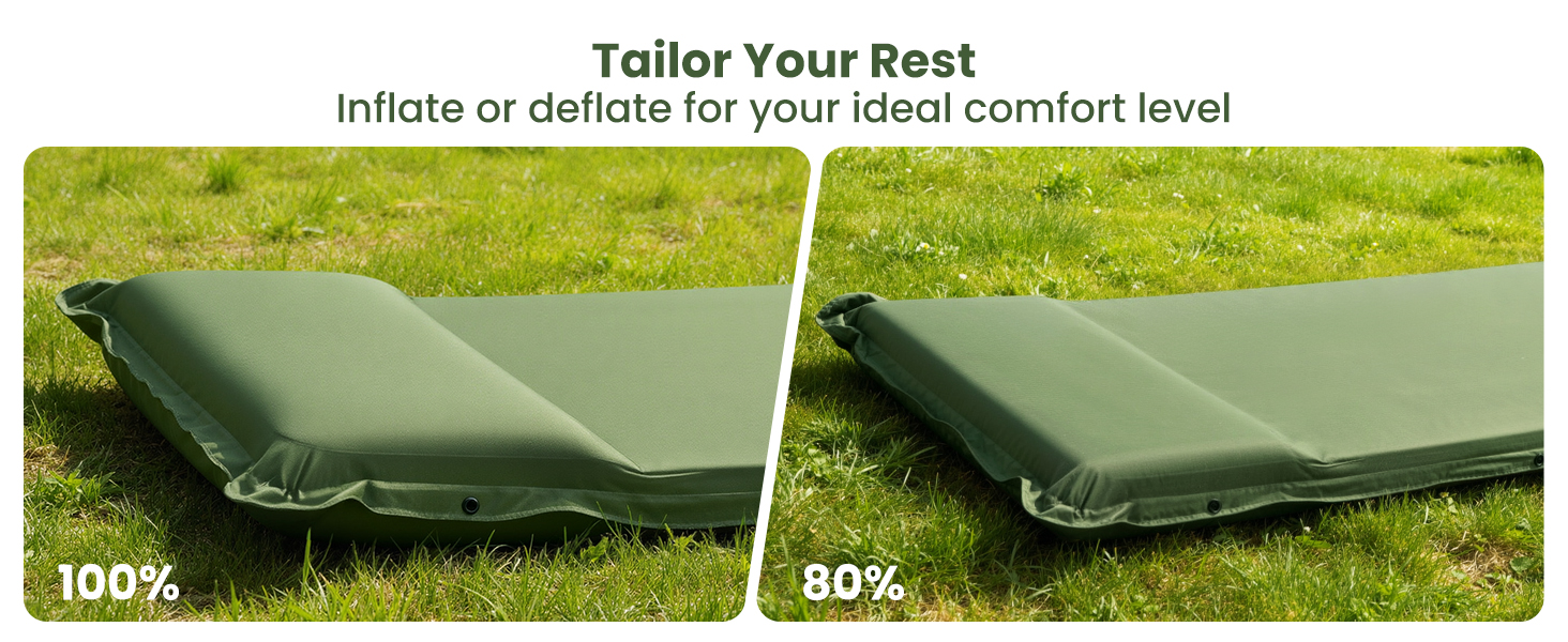 Built-in Electric Pump Inflatable Sleeping Pads