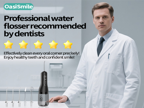 OasiSmile Water Flosser for Teeth Cleaning, Professional Water Flosser