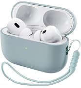 ORNARTO Compatible with AirPods Pro 2 Case 2022, Full Protective Hybrid Silicone for AirPods Pro ...