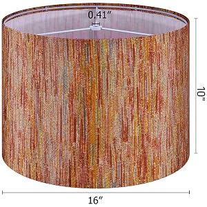large red lampshade