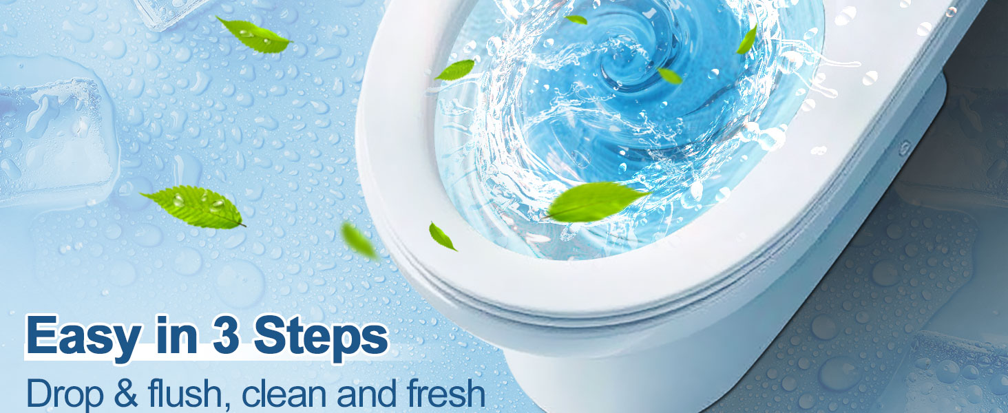 blue toilet cleaner
