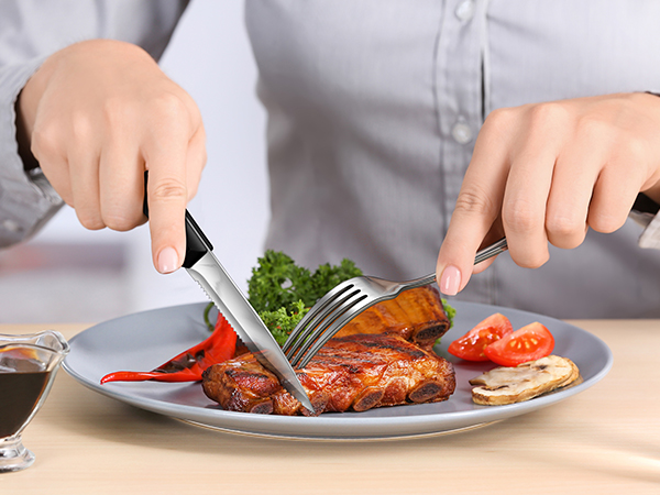 forks and spoons silverware set