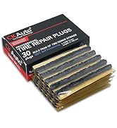 CKAuto 30 pcs 4" Black Tire Repair Strings Tire Repair Plugs | Heavy Duty Tire Seal Strips for Tu...