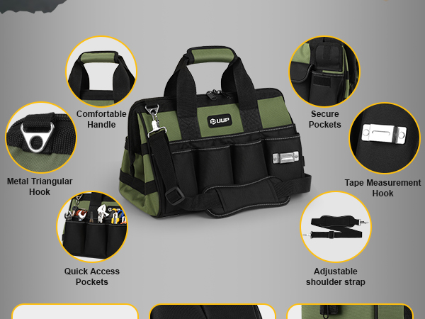 large capacity tool bag