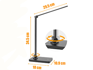 desk lamp with charger