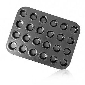 24 Cup Nonstick Carbon Steel Mini Muffin and Cupcake Pan