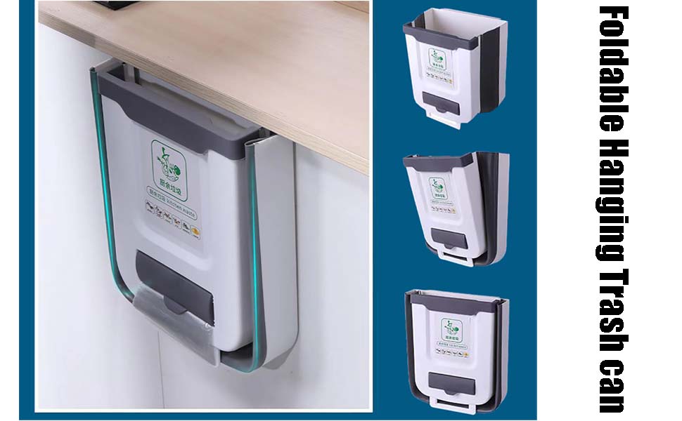 FOLDABLE HANGING TRASH CAN