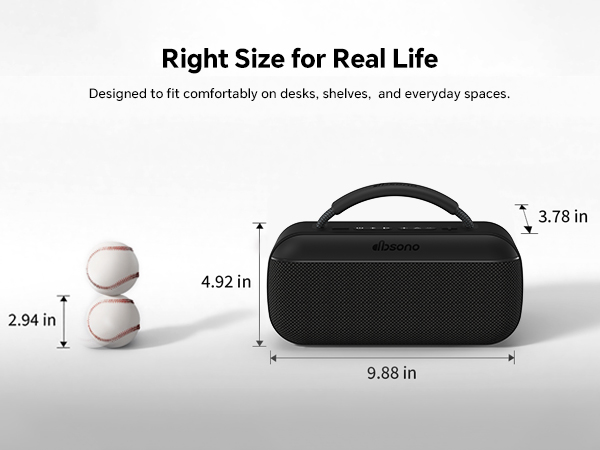 Bluetooth Speaker, Power Cable, Quick Start Guide