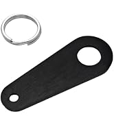 NYTKL Motorcycle Bell Hanger, Guardian Luck Riding Bell Hanger Mount with Split Ring, Metal Keych...
