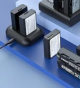 LP-E5 ENEGON Replacement Battery (2-Pack) and Rapid Dual Charger for Canon LP-E5 and Canon EOS Re...