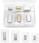 SEMINI Hidden Sew Magnetic Snap Invisible Hidden Sew in PVC Hidden Purse Closure for Fastener Han...