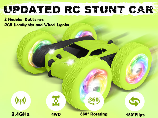UPDATED RC STUNT CAR